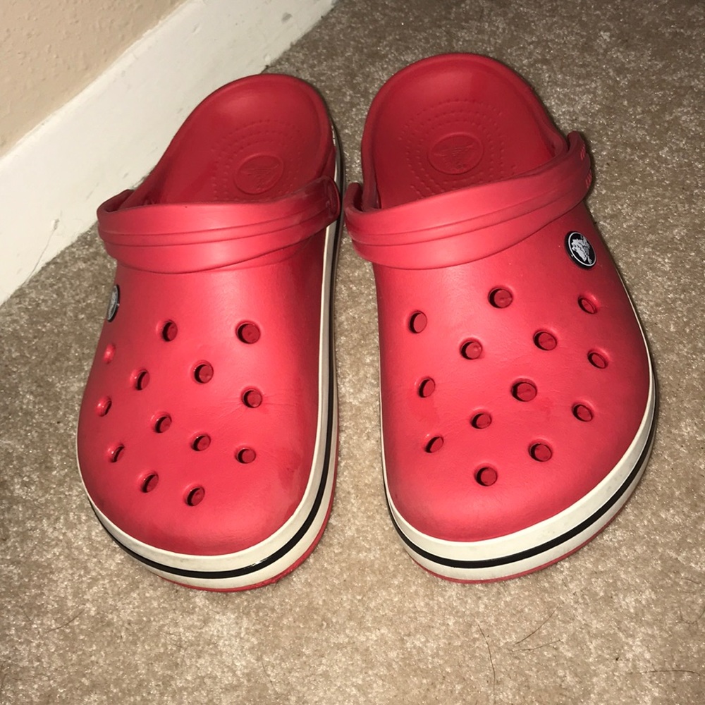 Pink/Red crocs